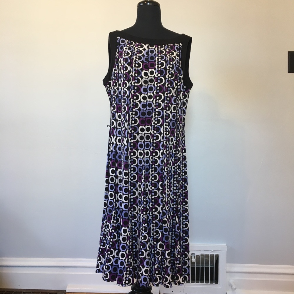 Sandra Darren Mod Style Sleeveless Dress, 14